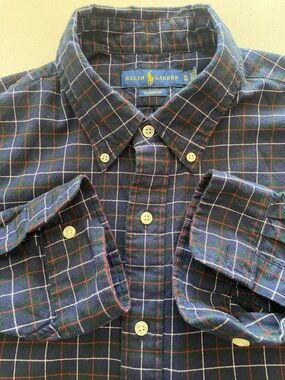 Ralph Lauren - all cotton flannel button up shirt Size XL